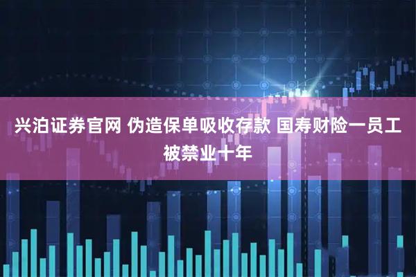 兴泊证券官网 伪造保单吸收存款 国寿财险一员工被禁业十年